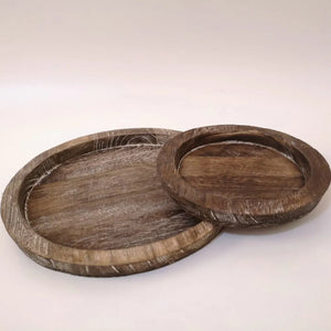 Rustic Wooden Tray Candle Holder Home Decor Accessories Candle Holder Tray Candle Tray for Farmhouse Kitchen Countertop