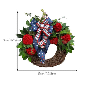 Independence Day Flower Garlands Decorate Living Room Door To Welcome Guests Large Front Door