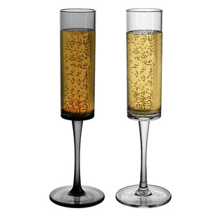 PC Champagne Glasses Cocktail Goblet Household For Party Accessories Wine Cup Transparent Acrylic Prevent Break Plastic