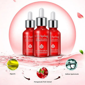 Linen Purity Facial Serum Red Pomegranate Fresh Moisturizing Cream Firming Brightening Anti-acne Face Skin Care