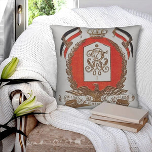 Kaiser Wilhelm I Monogram 1871 Square Pillowcase Polyester Linen Velvet Pattern Zip Decor Pillow Case Car Cushion Cover