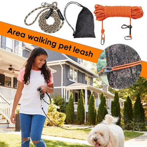 Long Dog Leash Reflective Dog Training Line Walking Leash With Lock Buckle For Dogs Running Hiking Camping Walking Picnic Beach