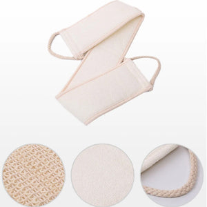 Cleaning Tool Cotton Linen Back Scrubber Bath Towel Double Sided Shower Brush Rubbing Spa Washing Exfoliating Skin Care Strip