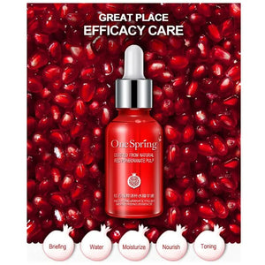 Linen Purity Facial Serum Red Pomegranate Fresh Moisturizing Cream Firming Brightening Anti-acne Face Skin Care