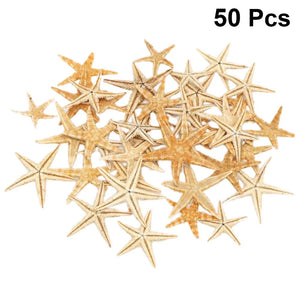 20pcs Nautical Table Star Crafts Miniatures Tank Aquarium Decoration Nautical Beach Coastal Themed Birthday Wedding Table