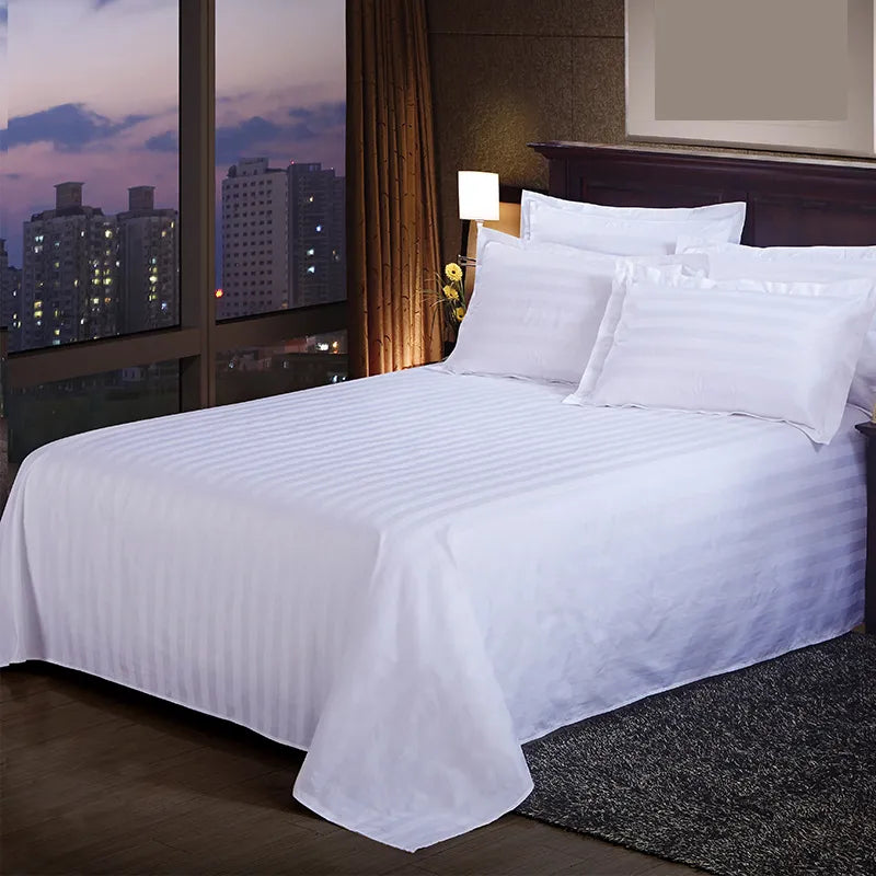 1.2/1.5 /1.8m Bed Sheet White Flat Sheet Bedspread Home Hotel Bed Sheet Couvre Drap de Lit Bedding Sheet Bed Cover Home textile