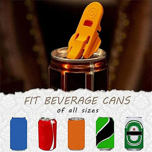 6pcs Set Soda Tin Easy Can Opener Reusable Leak Proof Can Caps For Beer Fizzy Drink Picnic Accessories Beach Gadgets Party Tools