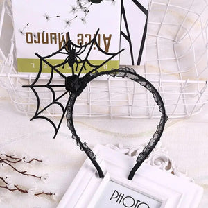 2023 Halloween Spider Hair Hoop Trickery Plan Decoration Happy Halloween Party Spider Headwear Kids Favor Haloween Hat