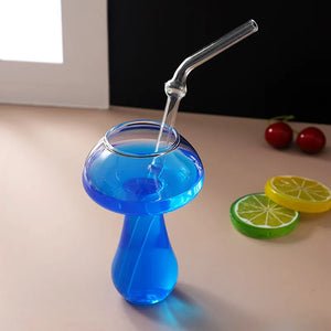 260ml Cute Mushroom Cocktail Glass Cup For Drinks Beer Creative Clear Wine Glasses Coffee Cups Drinkware Bar Shot Glasses