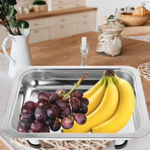 Buffet Chafing Food Set Dish Warmer Pan Tray Chafer Steel Stainless Server Serving Warmers Pans Dishes Trays Catering Servers