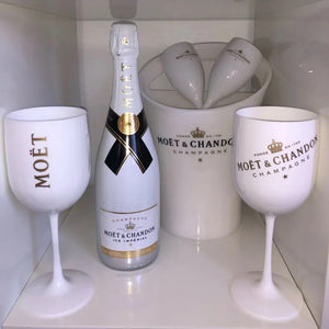 MOET Wine Glasses PARTY Champagne Vintage Coupes Beach Cocktail Flutes Plating Goblet Acrylic Plastic Beer Cups Celebrate Gift