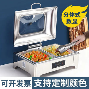 Chafing Dish Buffet Set with Electric Heating Element,Buffet Servers and Warmers Professional Chaffing Server Set Chafer for Cat