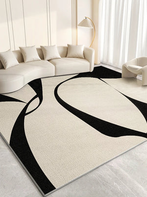 Modern Simple Large-area Living Room Carpet Comfortable Non-slip Beautiful Bedroom Rug Fresh Elegant Sofa Coffee Table Bed Rugs