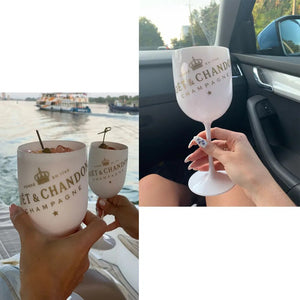 MOET Wine Glasses PARTY Champagne Vintage Coupes Beach Cocktail Flutes Plating Goblet Acrylic Plastic Beer Cups Celebrate Gift