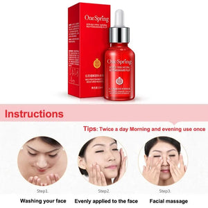 Linen Purity Facial Serum Red Pomegranate Fresh Moisturizing Cream Firming Brightening Anti-acne Face Skin Care