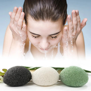 2PCS Natural Exfoliating Makeup Remover Effective Soft Eco-friendly Facial Care Sponge Pore Cleansing Reduces Breakouts Konjac