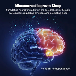 Rechargeable Sleep Aid Insomnia Relief Microcurrent Handheld Hypnosis Mental Stress Anxiety Depression Eliminat Relax Brain