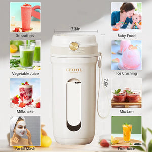 10 Blades Electric Juicer Portable Blender 350ML Fruit Mixers 3000mAh USB Rechargeable Smoothie Juicer Cup Squeezer Juice Maker