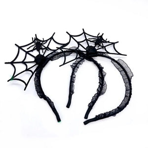 2023 Halloween Spider Hair Hoop Trickery Plan Decoration Happy Halloween Party Spider Headwear Kids Favor Haloween Hat