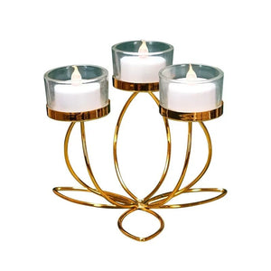 Mental Candlestick Holder Candlestick Holders for Romantic Candlelight Dinner Props Modern Table Decoration Retro Style Bedroom