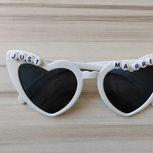 Just married sunglasses husband Wife bridal shower Newlywed couple bride groom Mr Mrs pool beach wedding Honeymoon travel gift