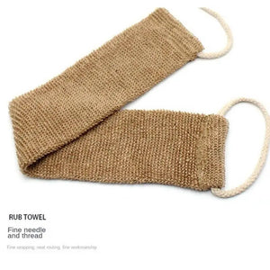 Cotton Linen Brushes Bath Towels Rubbing Exfoliating Back Mud Peeling Body Massage Shower Flexible Scrubber Skin Clean