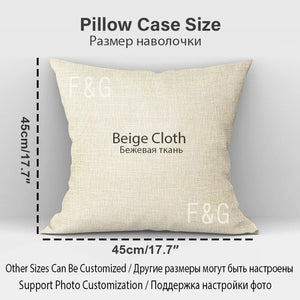 Custom Picture Printed Cushion Cover Pet Personal Life Photos Pillow Cover Custom Pillowcases In Various Sizes