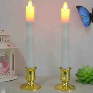 20X Gold Pillar Candle Base Taper Candle Holder Candlestick Christmas Party Decor