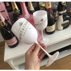 MOET Wine Glasses PARTY Champagne Vintage Coupes Beach Cocktail Flutes Plating Goblet Acrylic Plastic Beer Cups Celebrate Gift