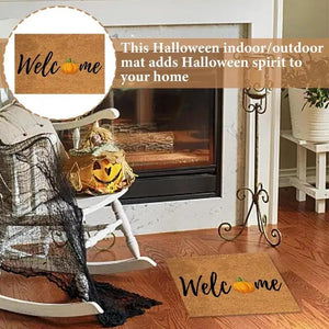 Halloween Doormat Welcome Guest Front Door Mat Washable Halloween Decoration Welcome Mat For Kitchen Stairs Bedroom Living Room