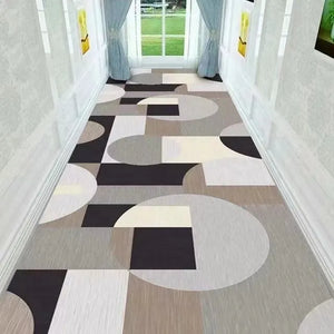 Luxury Corridor Runner Long Carpets for Hallway Aisle Passageway Living Room Decoration Home Long Rug Entryway Entrance Door Mat