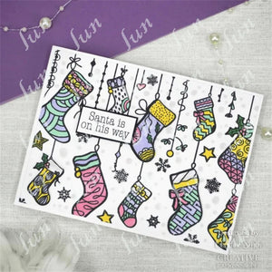 Retro Snowy Christmas Town Clear Stamps Stickers Diy Scrapbooking Diary Album Happy Plan Gift Decoration Photo Album Card Making