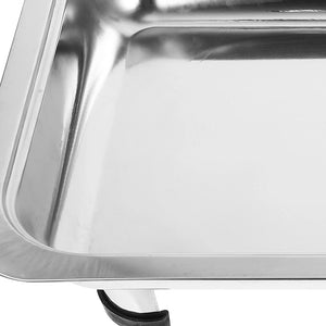 Buffet Chafing Food Set Dish Warmer Pan Tray Chafer Steel Stainless Server Serving Warmers Pans Dishes Trays Catering Servers