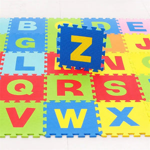 10pcs/set Mini Foam Alphabet Letters Numbers Floor Soft Mat 3D Safety Puzzle Learning Educational Toys