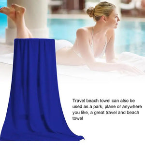 Quick Dry Beach Towels Solid Color Bath Towels Microfiber Pool Towels-Lightweight Quick Dry Beach Towel For Women And Men