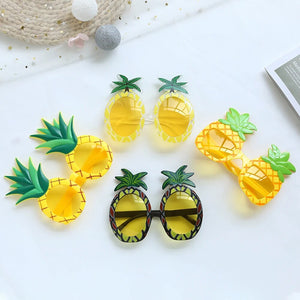 1Pc Hawaii Luau Party Glasses Tropical Flamingo Pinepple Shell Sunglasses Summer Pool Beach Birthday Wedding Party Decoration