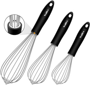 WALFOS Stainless Steel Wire Whisk Manual Egg Beater Blender Milk Cream Butter Beater Kitchen Baking Cooking Utensils Accessiores