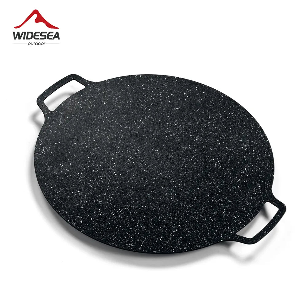 Widesea Camping Nonstick Frying Pan Pot Bowl Ultra-light Plate Tableware Cooking Utensils Bbq Picnic Cookware  Equipment